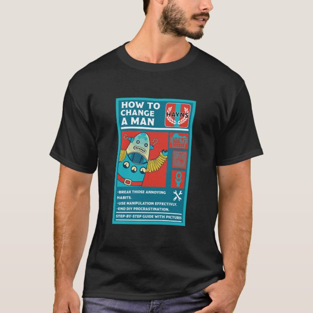 Så här ändrar du en man t shirt (Framsida)