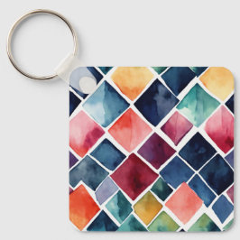 Så här använder du "Argyle Watercolor Charm Keycha Nyckelring