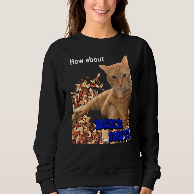 Så här använder du Deez Nöt Cat Design T Shirt (Framsida)