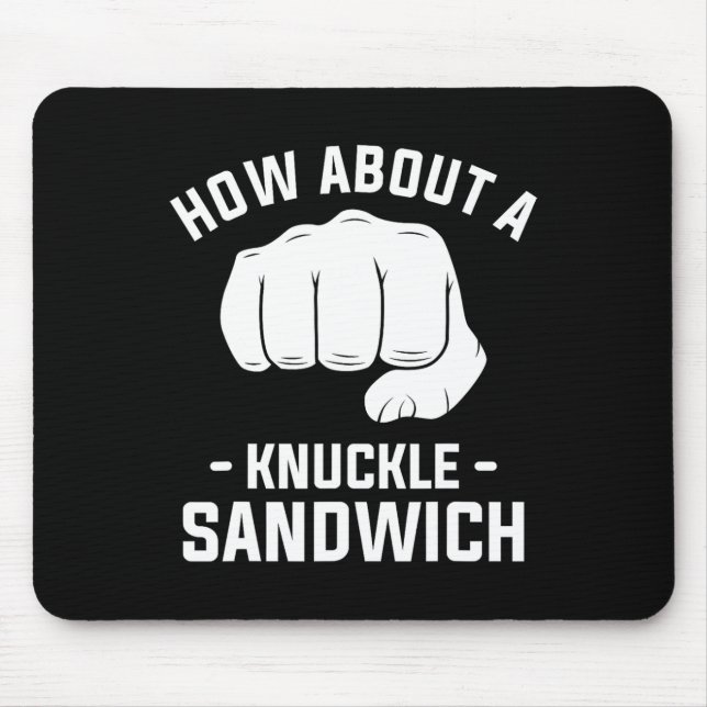 Så här använder du en Knuckle Sandwich Boxing Boxe Musmatta (Framsidan)