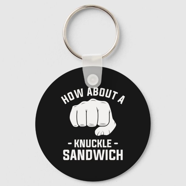 Så här använder du en Knuckle Sandwich Boxing Boxe Nyckelring (Framsida)