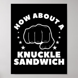 Så här använder du en Knuckle Sandwich Boxing Boxe Poster