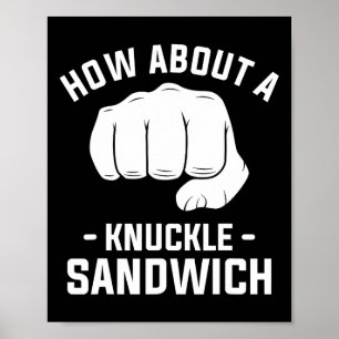 Så här använder du en Knuckle Sandwich Boxing Boxe Poster