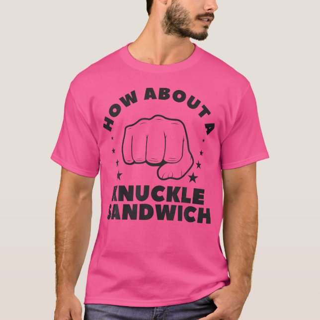 Så här använder du en knuckle Sandwich Boxing Boxe T Shirt (Framsida)