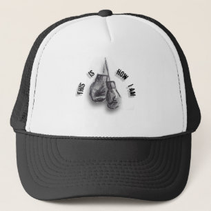 "Så här är jag - Boxing Glove Sketch Trucker H Keps