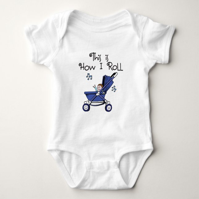 Så här är jag Roll-Infant-Boy T-Shirt (Framsida)