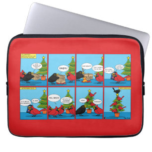 Så här dekorerar du en Julgran-Tecknad Laptop Fodral