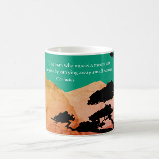 Så här flyttar du en konfucius-filosofi för bergso kaffemugg
