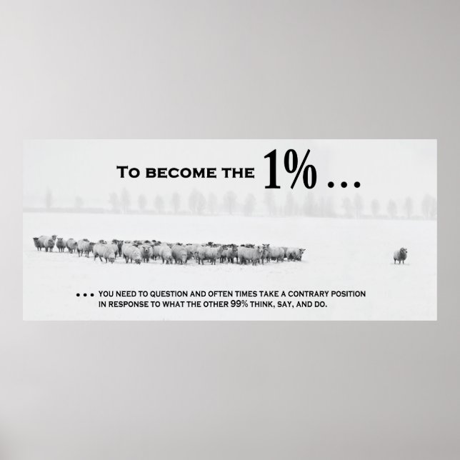 Så här Går med du Klubben Exklusiv 1% Poster (Framsidan)