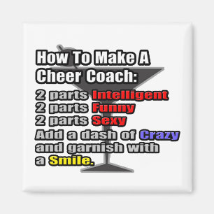 Så här gör du en Cheer Coach Magnet
