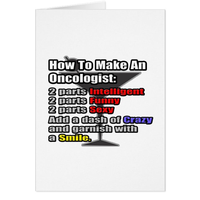 Så här gör du en onkolog hälsningskort (Framsidan)