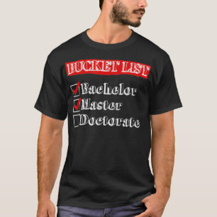 Så här gör du för att lista kandidatexamen i Dokto T Shirt