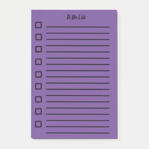 Så här gör du lista med anteckningsblock Lila 2 Post-it Block