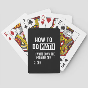 Så här gör du Math Funny Quote Casinokort