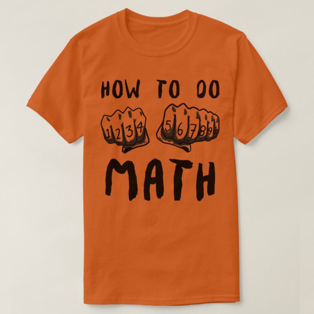 Så här gör du Math Funny Quote T Shirt (Design framsida)