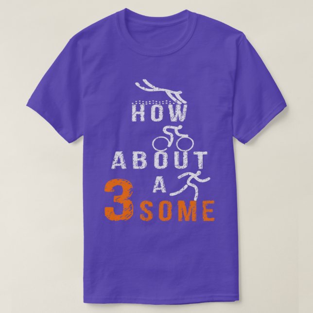 Så här gör du med en trefärdig triatlet t shirt (Design framsida)