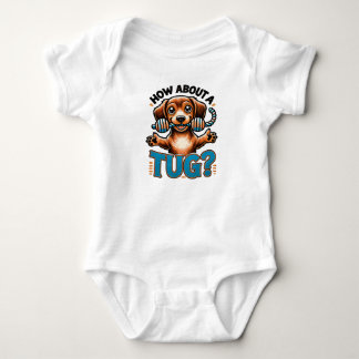Så här gör du med en Tug - Dachshund Hund T Shirt