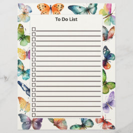 Så här gör du med fjärilar brevhuvud