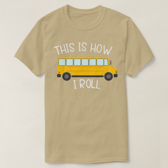 Så här gör jag i Roll School Buss T Shirt (Design framsida)