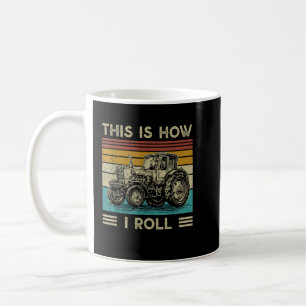 Så här gör jag i Roll Tractor - Funny Farming Farm Kaffemugg