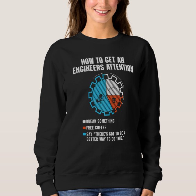 Så här hämtar du en Ingenjör Attention Engineering T Shirt (Framsida)