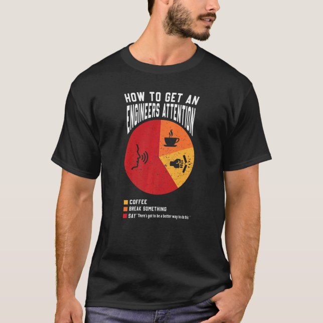 Så här hämtar du en Ingenjör-motor för-påläggning  T Shirt (Framsida)