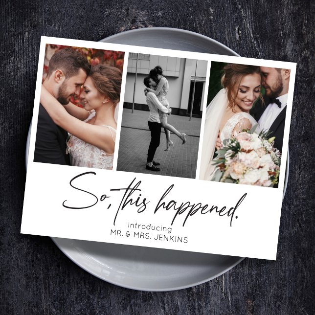 Så Här Hänt Galleri Flera Bilder Bröllopsflykt Inbjudningar (Skapare uppladdad)