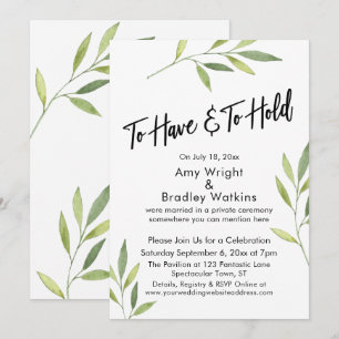 Så här har och håller du Grönten vattenfärgsflytan Inbjudningar