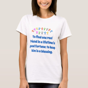 Så här hittar du en riktig vän - Vänskapens offert T Shirt