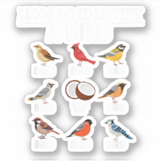 Så här identifierar du en fågellös fågelobservatio klistermärken