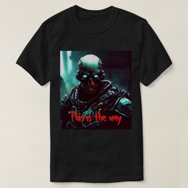 Så här ligger det till | Mando Zombie Soldier | T- T Shirt (Design framsida)