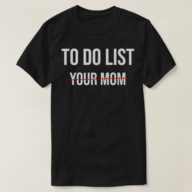 Så här listar du Mamma T Shirt (Design framsida)