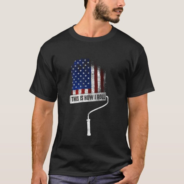 Så här målar jag upp oss som Flagga Crateur T Shirt (Framsida)