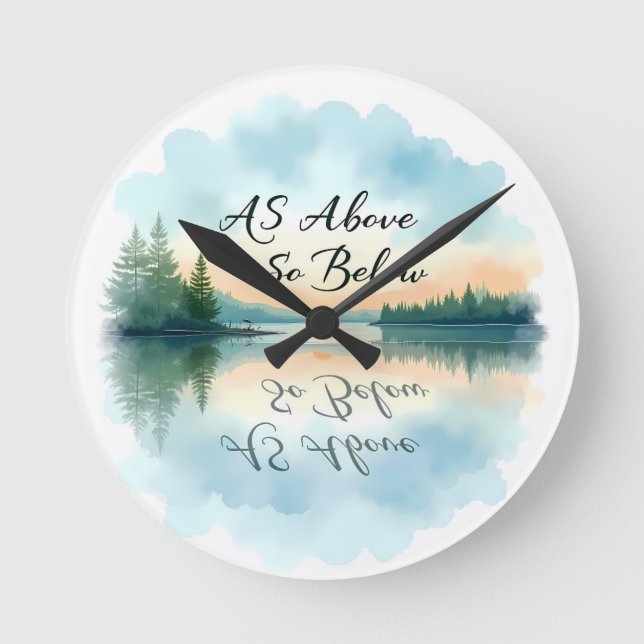 Så här nedan rund klocka (Framsida)