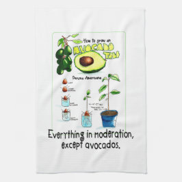 Så här odlar du en Avocado Träd Kökshandduk