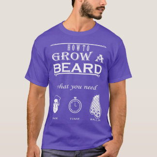 Så här odlar du skägg det du behöver Beard T Shirt