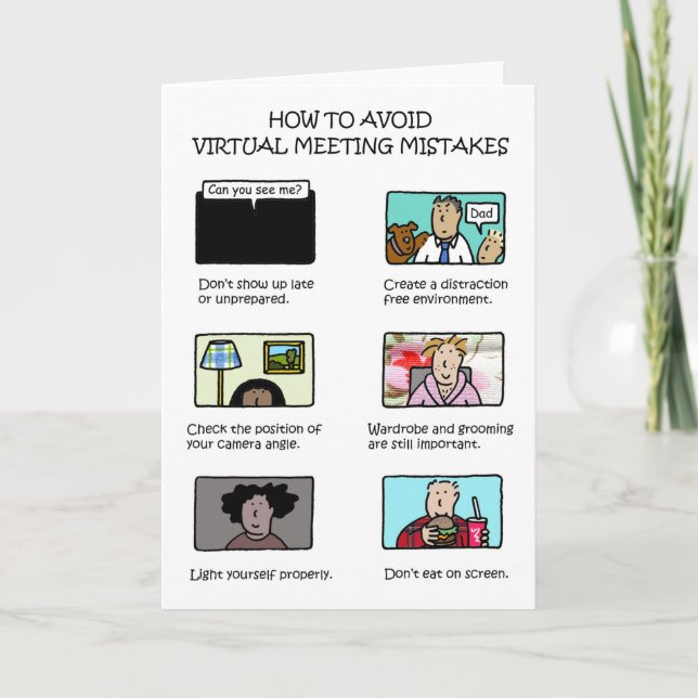 Så här Onlineer du Virtuella mötesfel Kort (Framsida)
