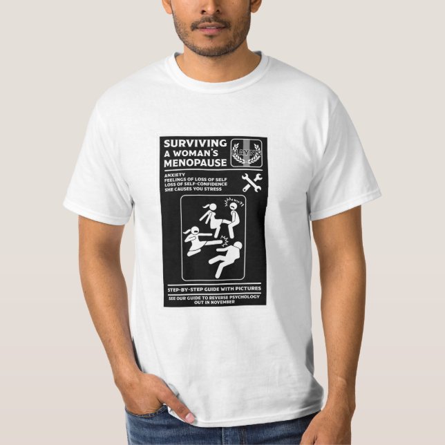 Så här Överlever du menopausen T Shirt (Framsida)