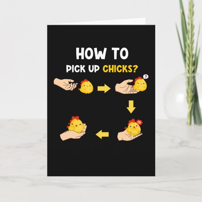 Så här Plockor du upp Chickar Kort (Framsida)