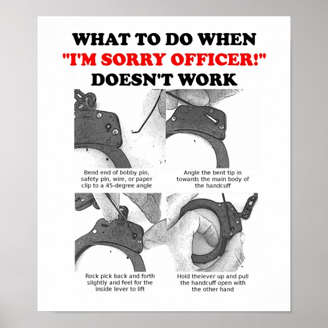 Så här Poster du inte Escape Cuffs (Framsidan)