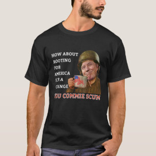 Så här roterar du åt Amerika T-Shirt