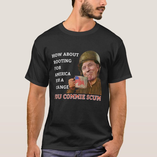 Så här roterar du åt Amerika T-Shirt (Framsida)