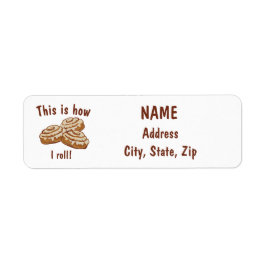 Så här rullar jag adressetikett för Retur, kanel Returadress Etikett