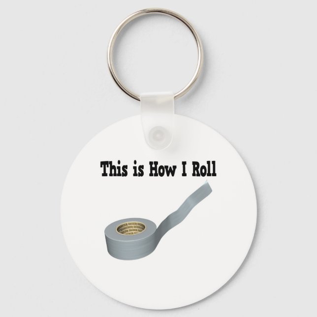 Så här rullar jag band nyckelring (Framsida)