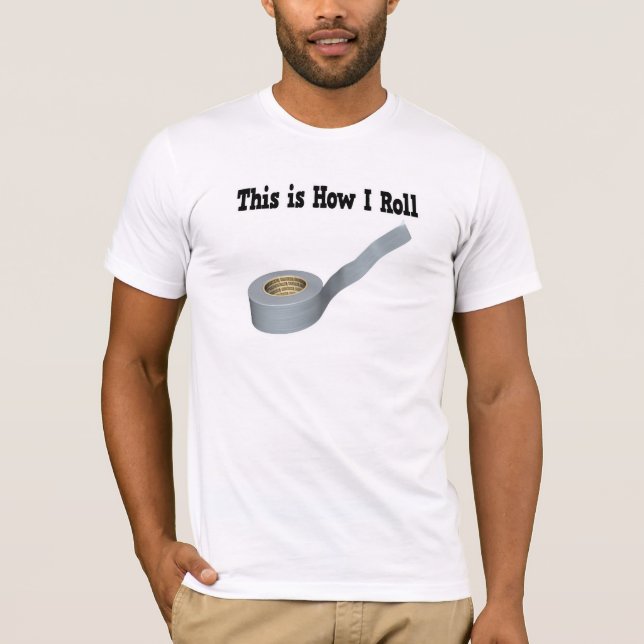 Så här rullar jag band tee (Framsida)