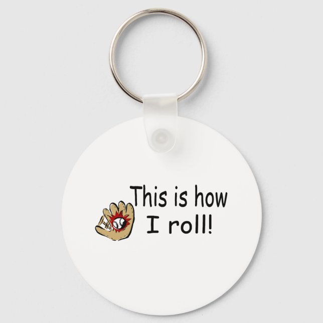 Så här rullar jag (BB-handsken) Nyckelring (Framsida)