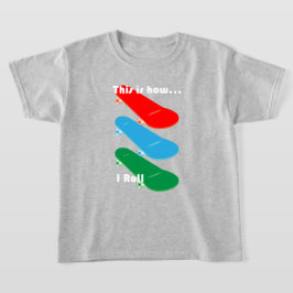 Så här rullar jag Design - Flickors Basic T-Shirt