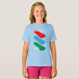 Så här rullar jag Design - Flickors Basic T-Shirt