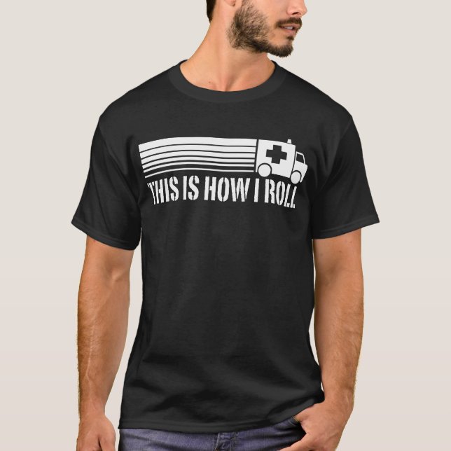 Så här rullar jag EMT T-shirt (Framsida)
