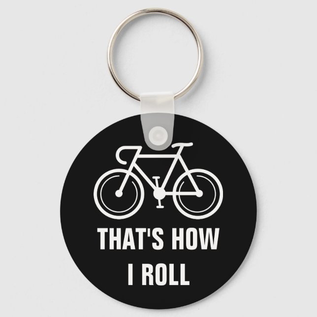 Så här rullar jag en rolig nyckelkedja med bicyle- nyckelring (Framsida)